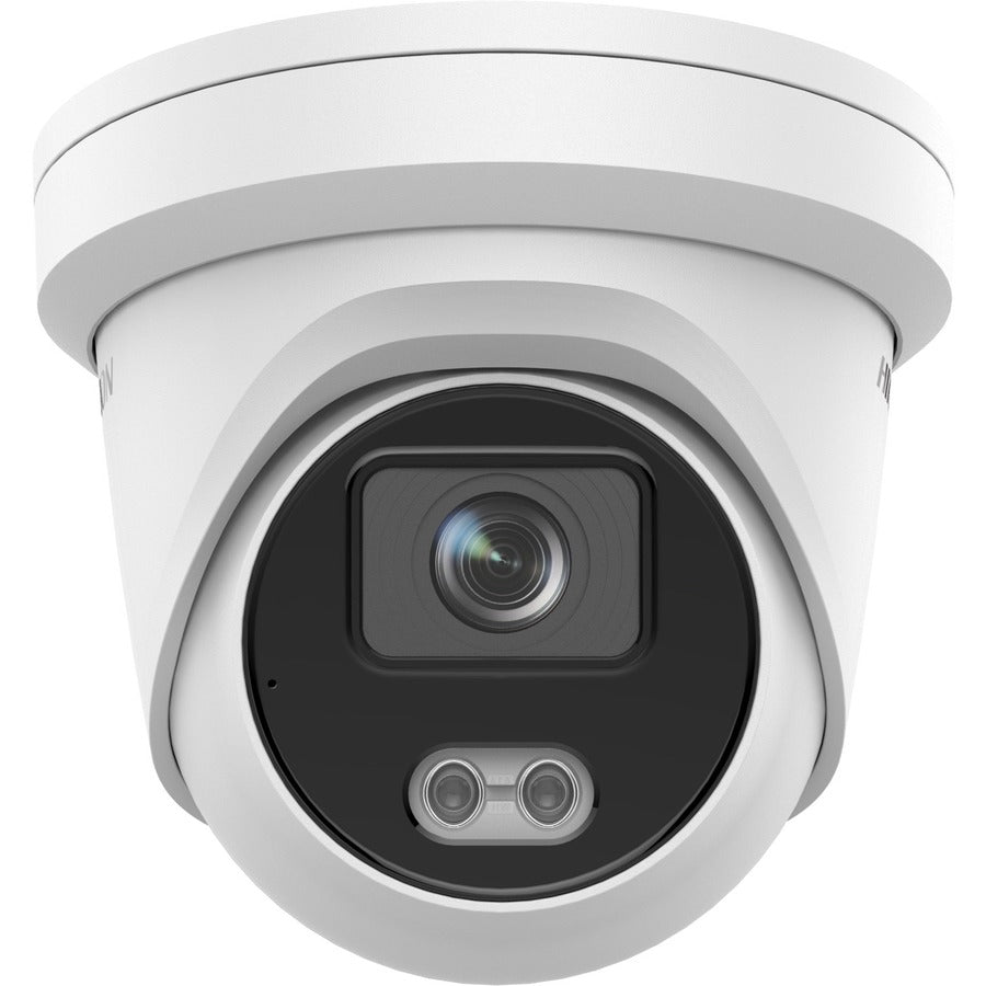 Hikvision DS-2CD2347G2-LU 2.8MM 4 MP ColorVu Fixed Turret Network Camera, Indoor/Outdoor, 98.43 ft Night Vision