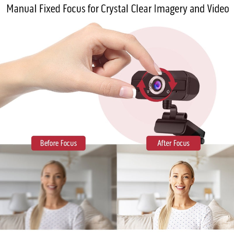 Demonstration of manual focus adjustment with before and after comparison