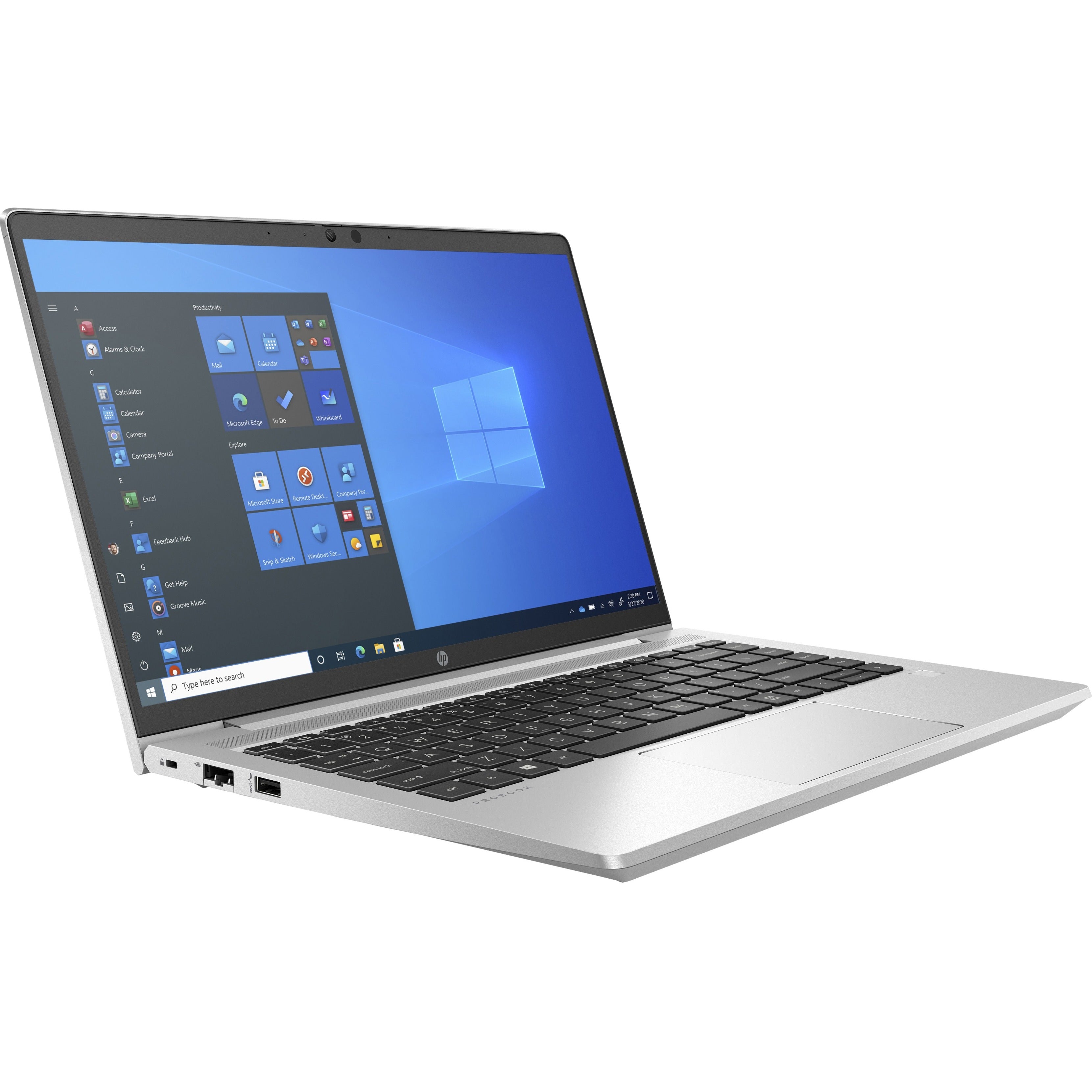 HP ProBook 445 G8 14 Notebook, Full HD, Ryzen 7 5800U, 8GB RAM, 256GB SSD, Pike Silver Aluminum