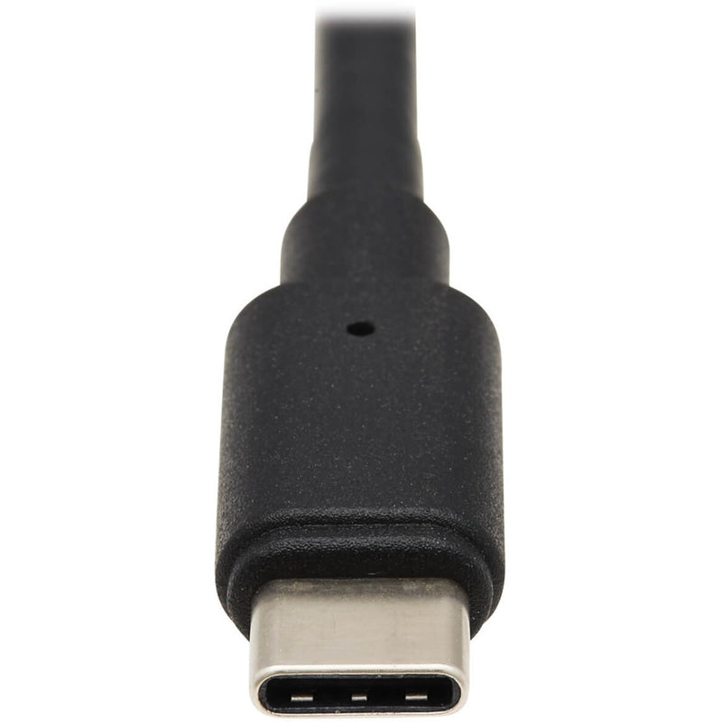 Macro shot of USB-C connector