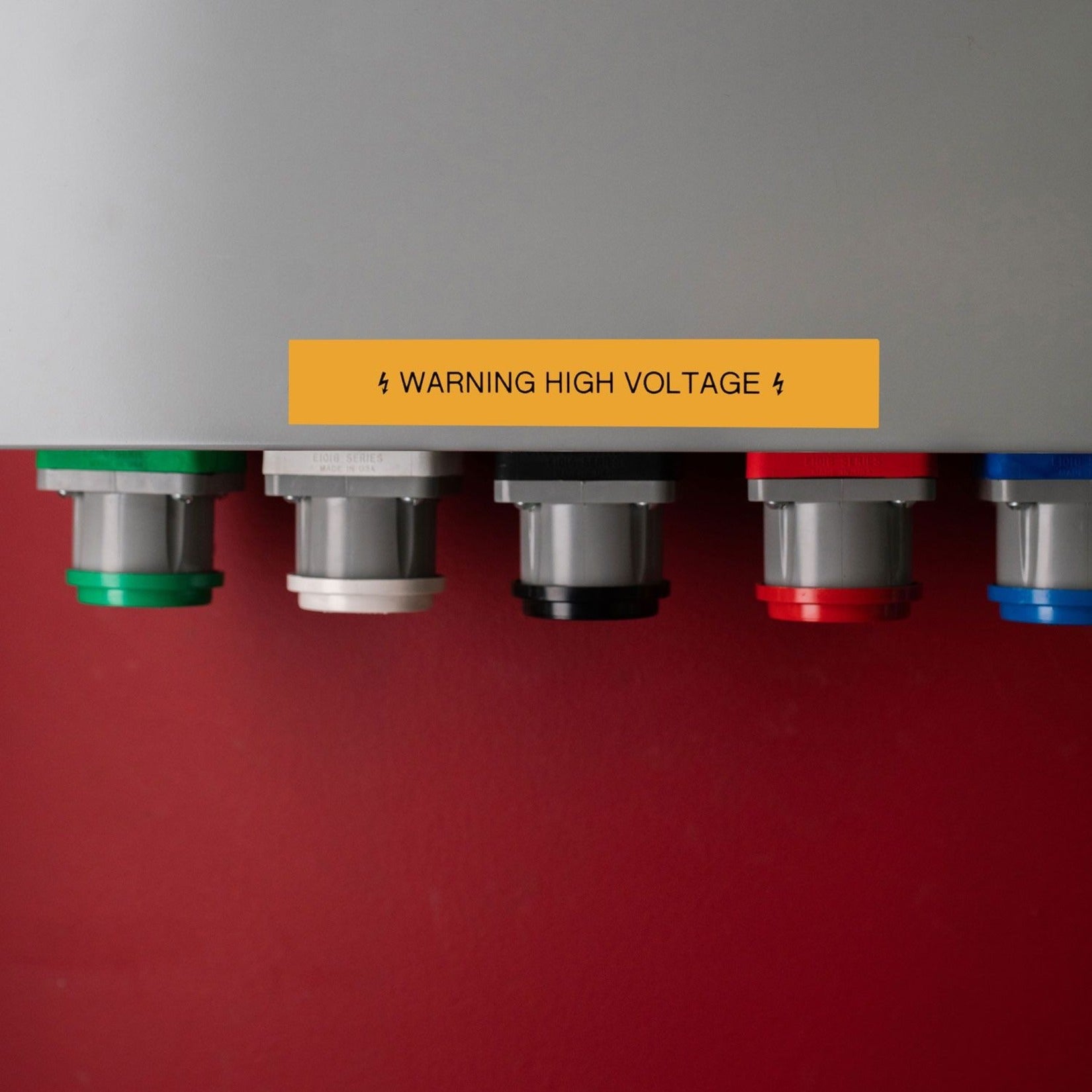 Warning label application showing high-voltage safety message-alternate-image8