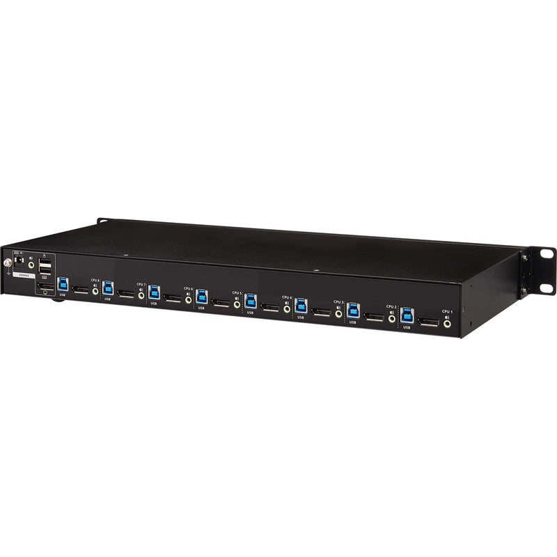 Detailed view of KVM switch port management system