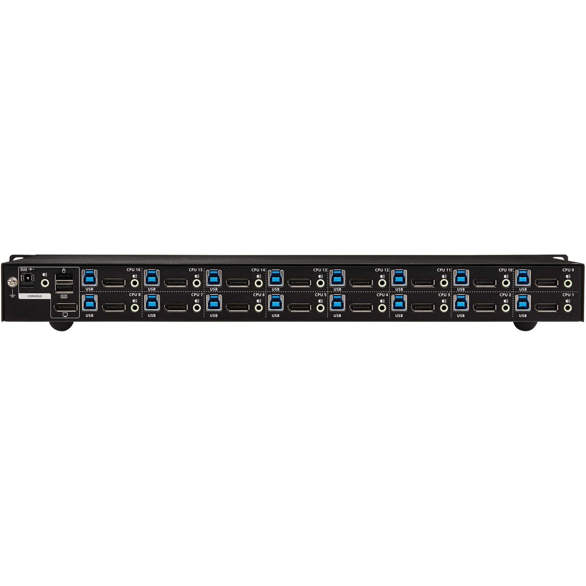 Tripp Lite B024-DPU16 16-Port DisplayPort/USB KVM Switch, 4K 60Hz, TAA Compliant