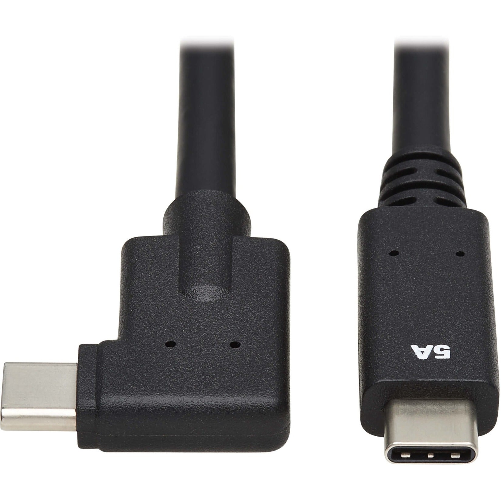 Tripp Lite U420-01M-G25ARA USB-C to USB-C Cable Black 1m (3.3 ft.) Strain Relief Power Delivery 3.0 Quick Charge  트립 라이트 U420-01M-G25ARA USB-C에서 USB-C 케이블 블랙 1m (3.3 ft.) 스트레인 리프 전원 전송 3.0 퀵 충전