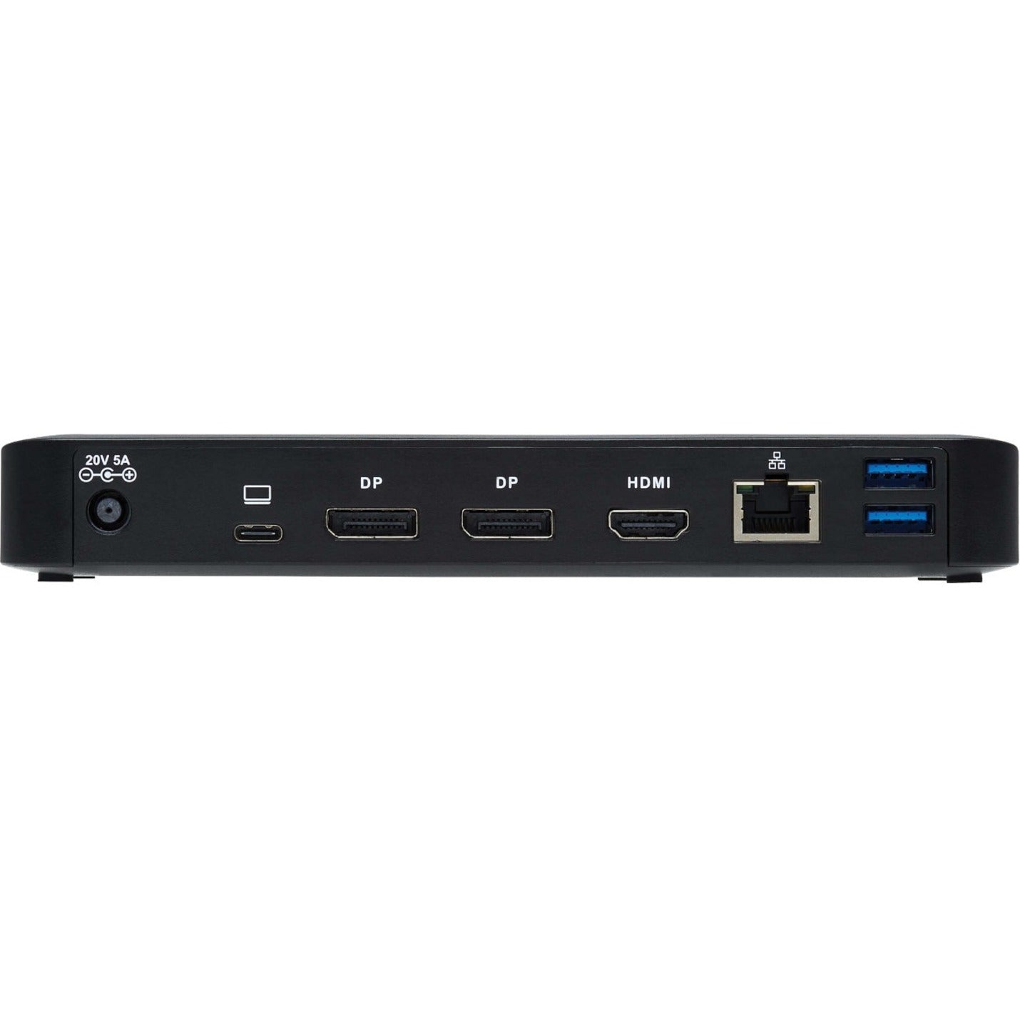 Tripp Lite U442-DOCK8-B 插槽站，三显示器 4K 60Hz，USB C 插槽 Tripp Lite 的品牌名称翻译为：特力皮