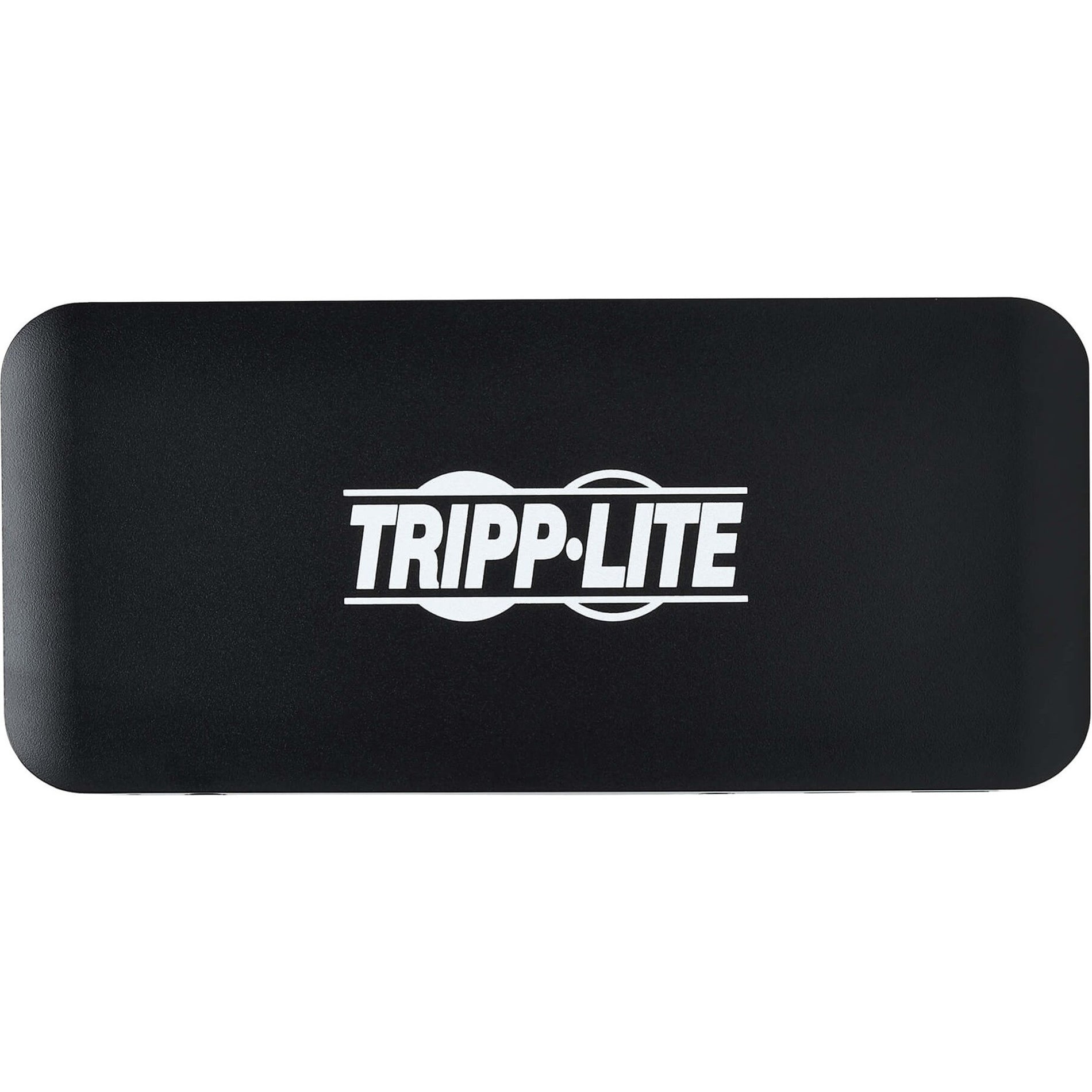 Top view of docking station showing Tripp Lite branding-alternate-image4