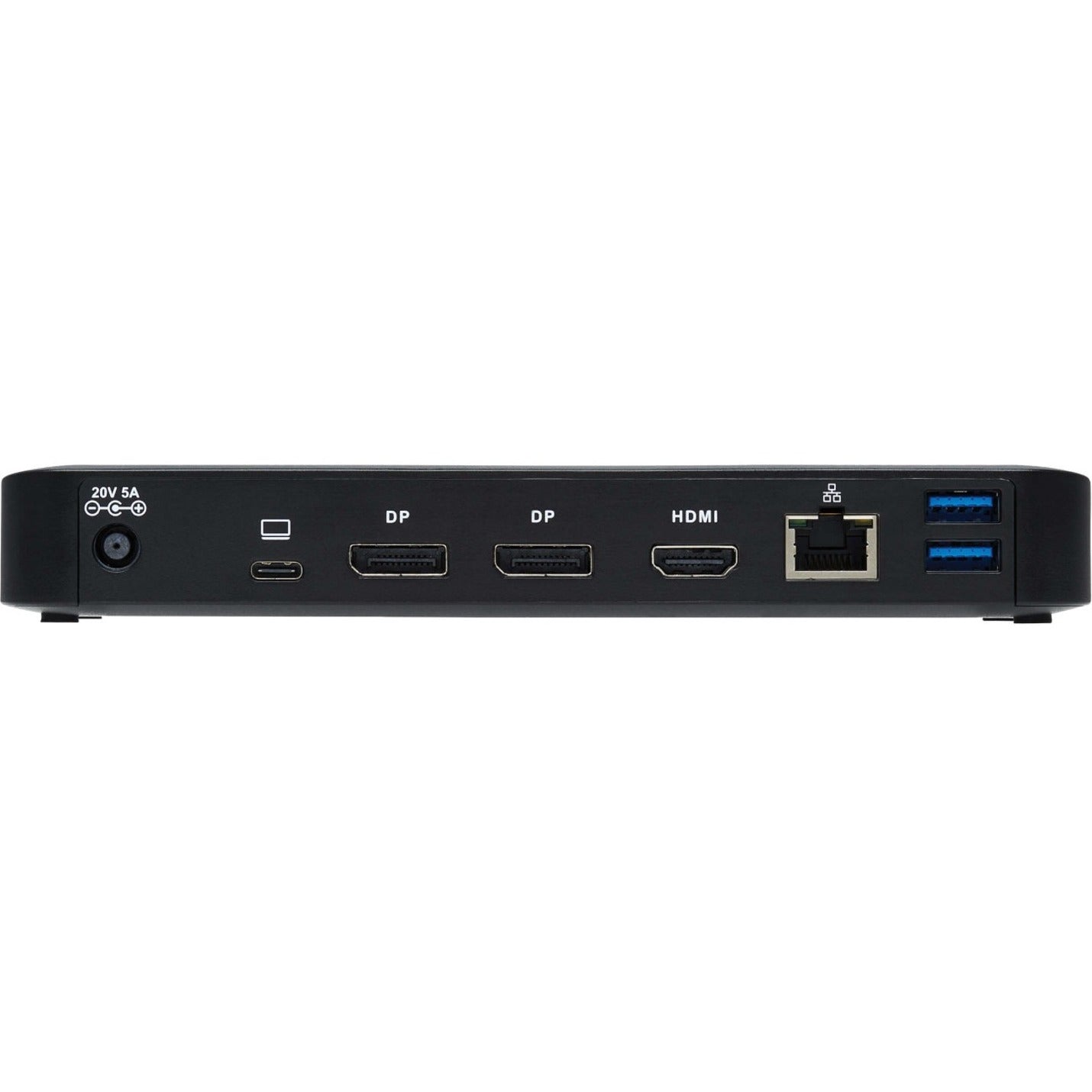 محطة إرساء تريپ لايت U442-DOCK8-B، عرض ثلاثي 4K 60Hz، محطة USB C