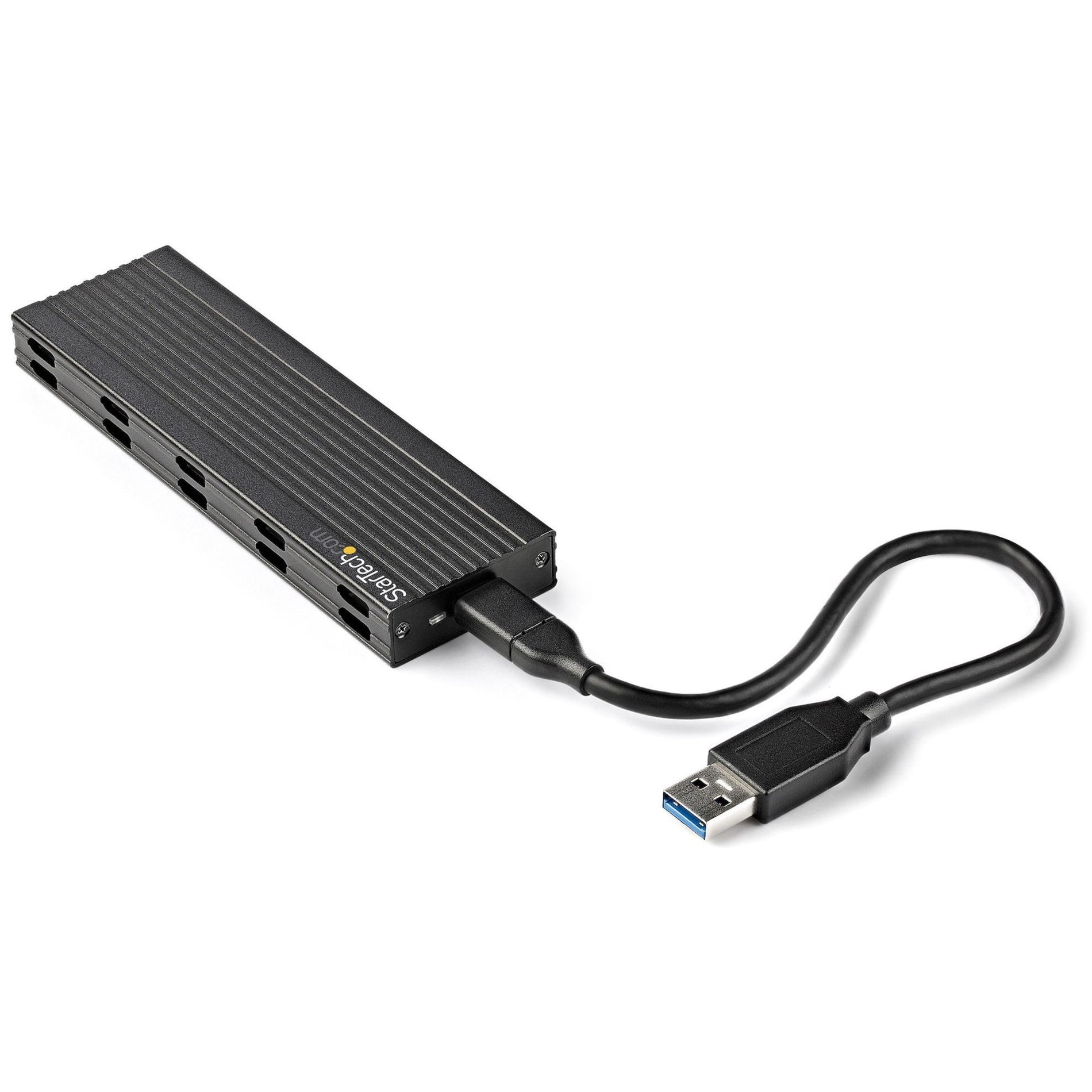 StarTech.com SM2E1BMU31C M.2 SSD Enclosure USB-C 10Gbps Portable Aluminum Enclosure USB-C & USB-A Cables  스타트렉 닷컴 SM2E1BMU31C M.2 SSD 케이스 USB-C 10Gbps 휴대용 알루미늄 케이스 USB-C 및 USB-A 케이블