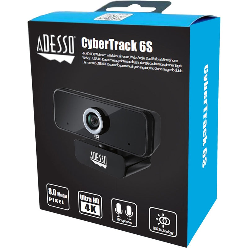 Product packaging showing features and specifications of CyberTrack 6S