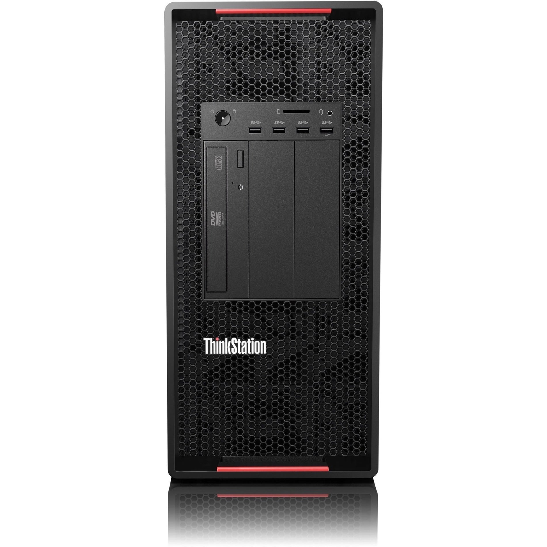 Lenovo ThinkStation P920 30BC0065US Workstation - 1 x Intel Xeon Gold Hexadeca-core (16 Core) 6226R 2.90 GHz - 64 GB DDR4 SDRAM RAM - 1 TB SSD - Tower (30BC0065US) Front image