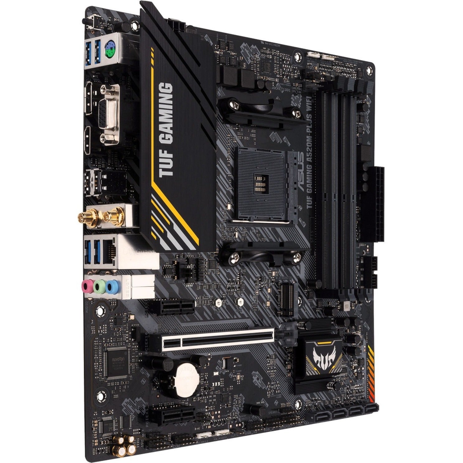 TUF GAMING A520M PLUS WIFI Gaming Desktop Motherboard AMD A520