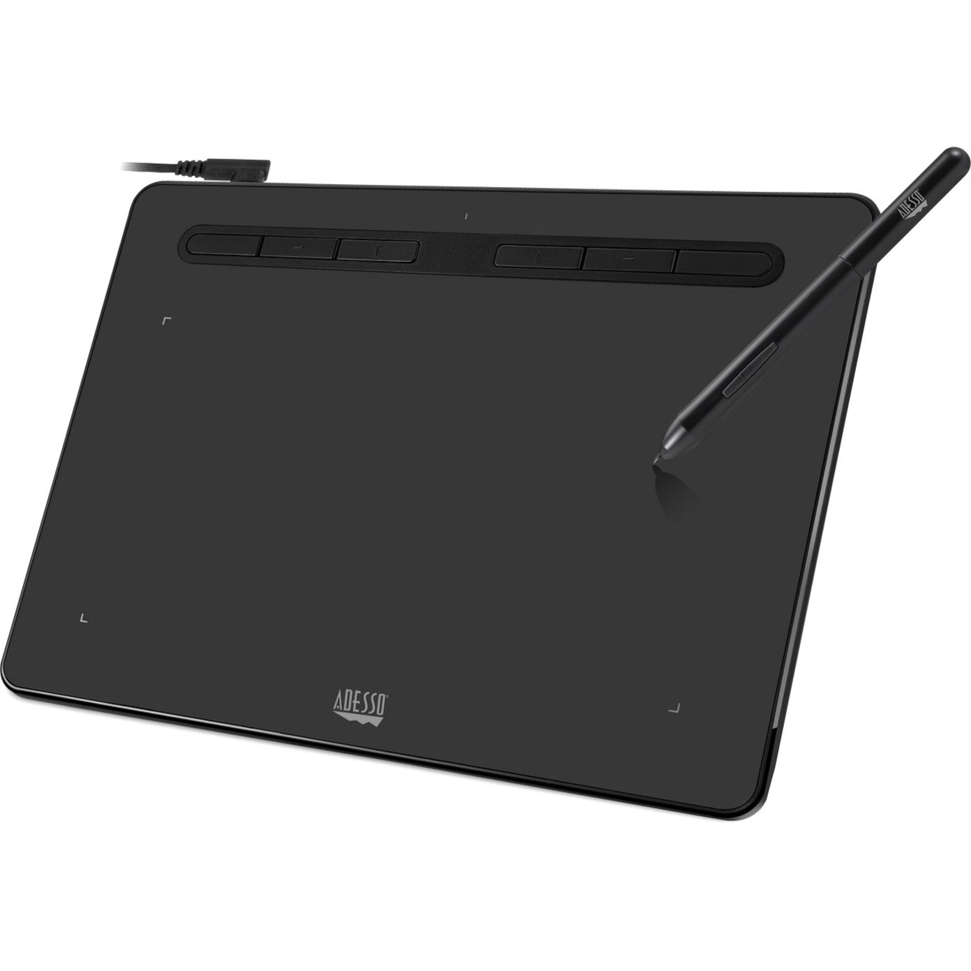 أديسو CYBERTABLET K8 جهاز لوحي رسومي 8" × 5"، مستويات الضغط 8192، كابل USB نوع C