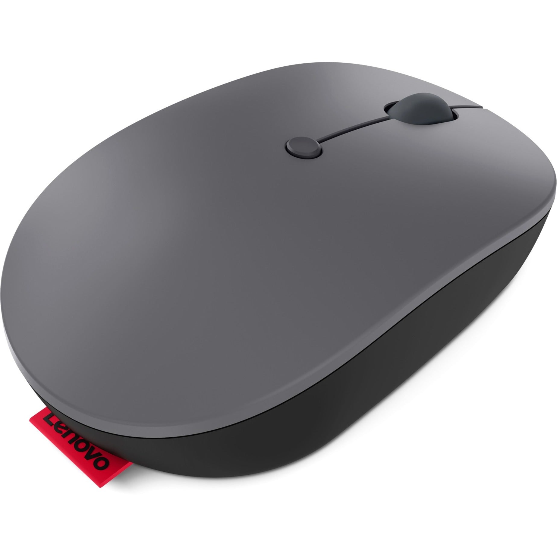 Lenovo 4Y51C21216 Go USB-C Wireless Mouse - Storm Grey, Rechargeable, 4000 dpi, 2.4 GHz