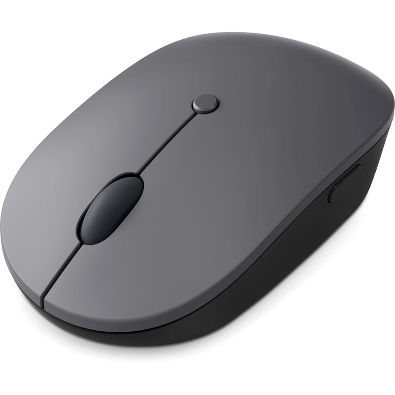 Three-quarter view of Lenovo Go wireless mouse showing overall design