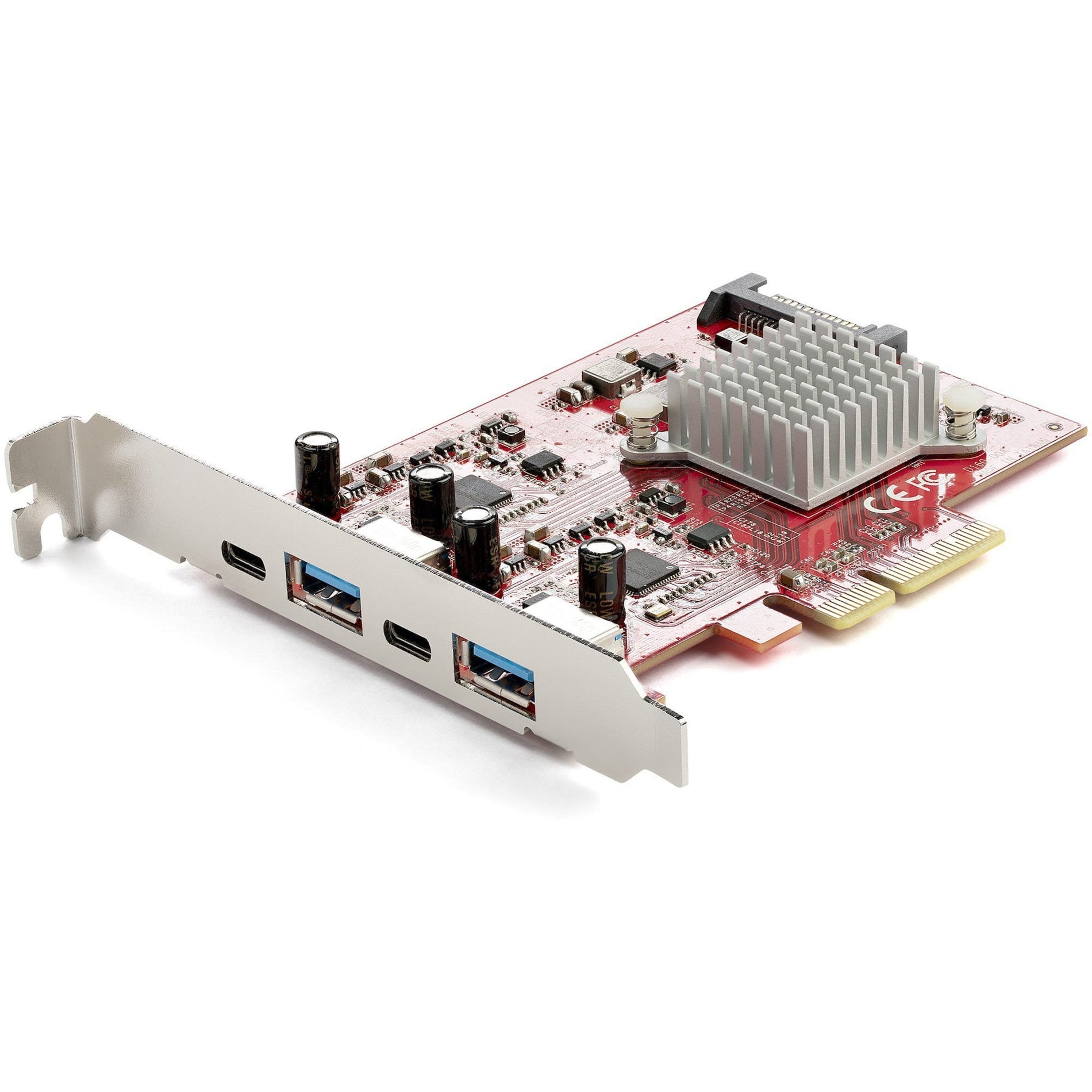 スタートレックドットコム PEXUSB312A2C2V PCIエクスプレスUSBカード、10Gbps速度の4ポートUSB PCIeカード、2つのUSB-Cポートと2つのUSB-Aポート