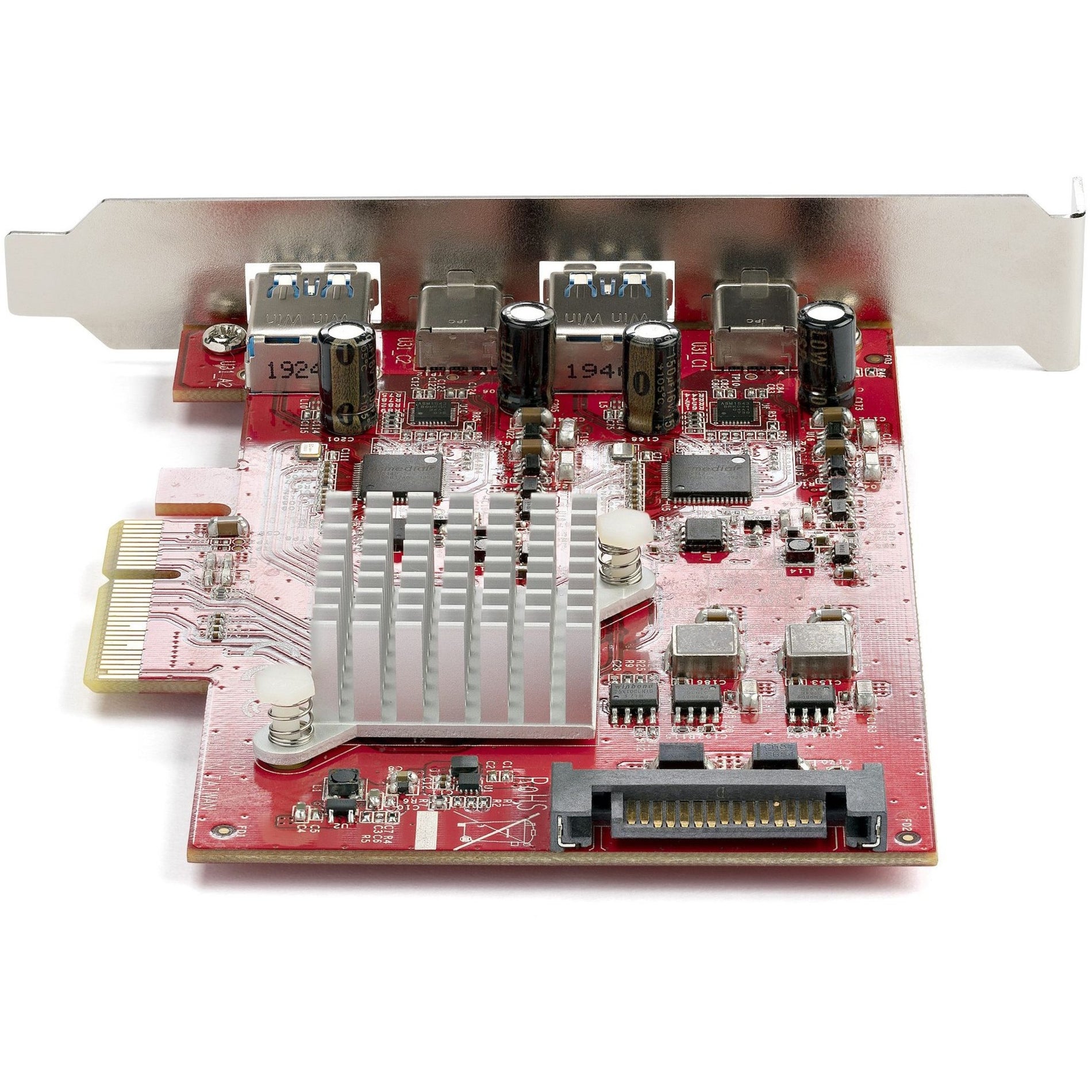 スタートレックドットコム PEXUSB312A2C2V PCIエクスプレスUSBカード、10Gbps速度の4ポートUSB PCIeカード、2つのUSB-Cポートと2つのUSB-Aポート