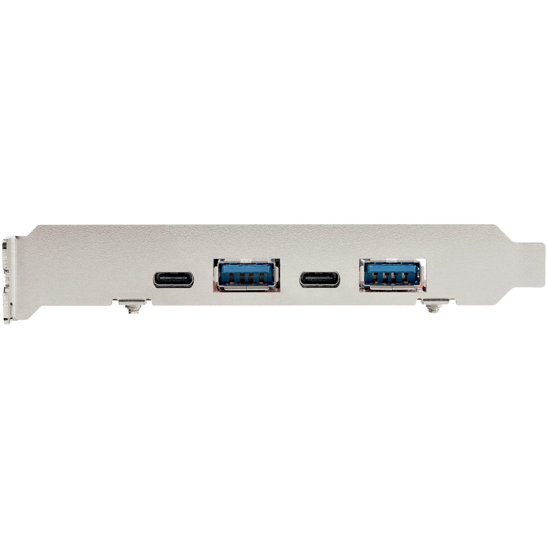 StarTech.com PEXUSB312A2C2V PCI Express USB Karte 4-Port USB PCIe Karte mit 10Gbps Geschwindigkeit 2x USB-C & 2x USB-A Ports