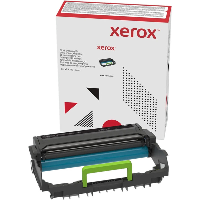 Xerox 013R00690 original imaging drum unit with packaging, showing the drum component and its distinctive blue and green elements