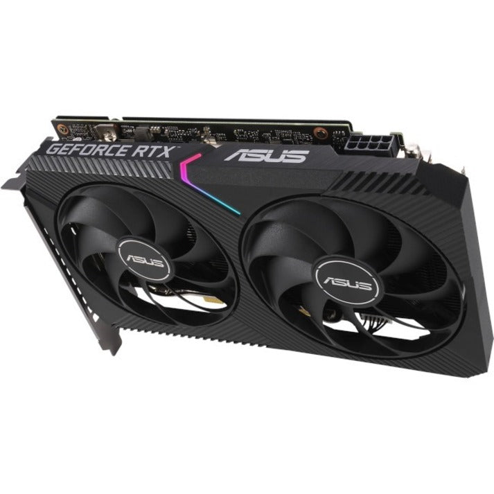 ASUS DUAL-RTX3060-O12G-V2 Doble GeForce RTX 3060 V2 Edición OC Tarjeta Gráfica para Juegos 12GB GDDR6 PCIe 4.0 HDMI 2.1 DisplayPort 1.4a