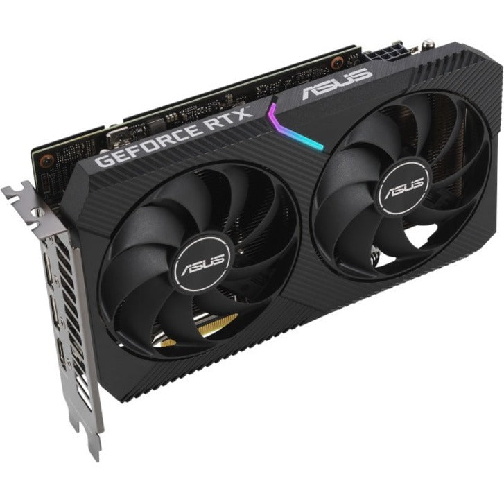 ASUS DUAL-RTX3060-O12G-V2 Doble GeForce RTX 3060 V2 Edición OC Tarjeta Gráfica para Juegos 12GB GDDR6 PCIe 4.0 HDMI 2.1 DisplayPort 1.4a