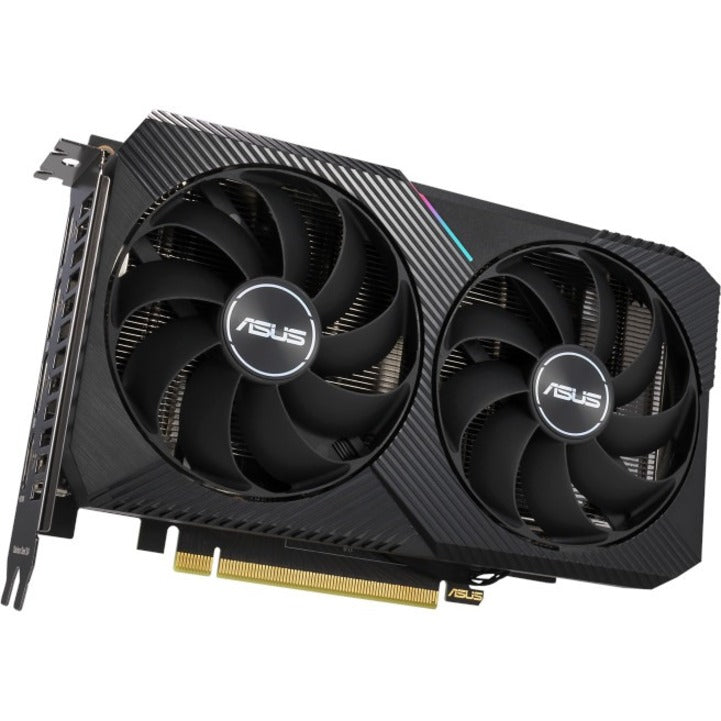 ASUS 双核-RTX3060-O12G-V2 双 GeForce RTX 3060 V2 OC 版游戏显卡，12GB GDDR6，PCIe 4.0，HDMI 2.1，DisplayPort 1.4a 华硕 双核