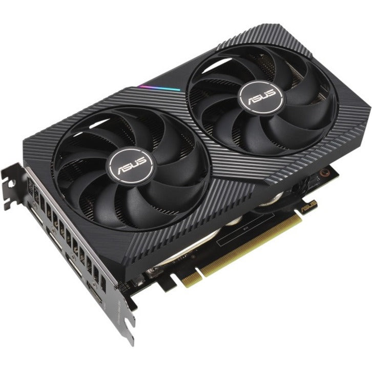 ASUS DUAL-RTX3060-O12G-V2 Dual GeForce RTX 3060 V2 OC Edition Gaming Graphics Card, 12GB GDDR6, PCIe 4.0, HDMI 2.1, DisplayPort 1.4a