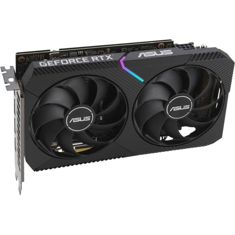 ASUS DUAL-RTX3060-O12G-V2 Dual GeForce RTX 3060 V2 OC Edition Gaming Graphics Card, 12GB GDDR6, PCIe 4.0, HDMI 2.1, DisplayPort 1.4a