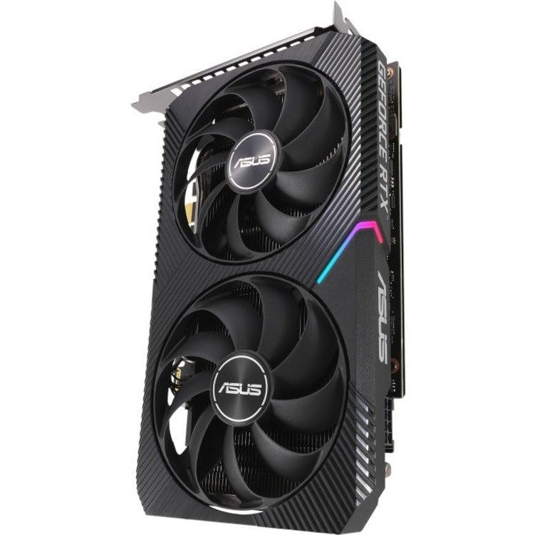 ASUS DUAL-RTX3060-O12G-V2 Doble GeForce RTX 3060 V2 Edición OC Tarjeta Gráfica para Juegos 12GB GDDR6 PCIe 4.0 HDMI 2.1 DisplayPort 1.4a