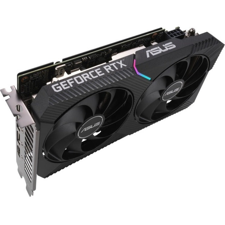 ASUS DUAL-RTX3060-O12G-V2 Doble GeForce RTX 3060 V2 Edición OC Tarjeta Gráfica para Juegos 12GB GDDR6 PCIe 4.0 HDMI 2.1 DisplayPort 1.4a