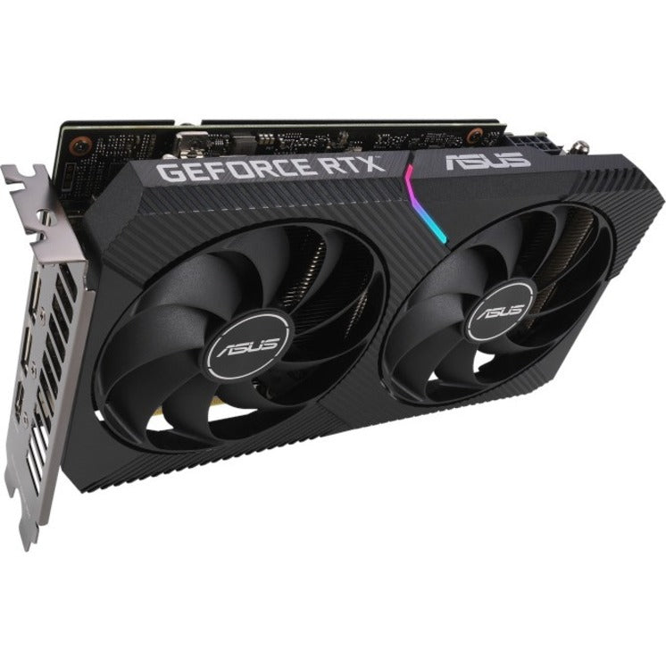 ASUS 双核-RTX3060-O12G-V2 双 GeForce RTX 3060 V2 OC 版游戏显卡，12GB GDDR6，PCIe 4.0，HDMI 2.1，DisplayPort 1.4a 华硕 双核