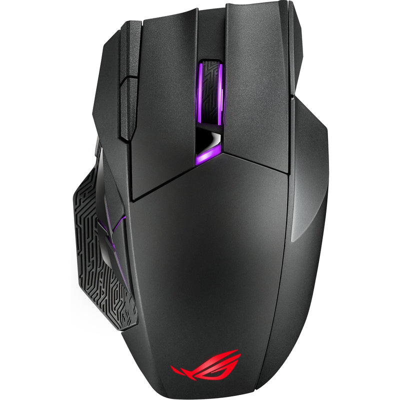 Side profile view of ROG Spatha X showing ergonomic design