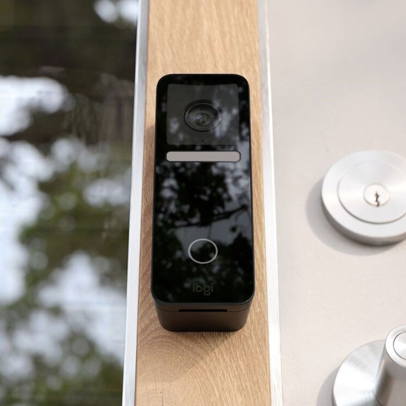 Logitech Circle View Apple HomeKit enabled Wired Doorbell w/ TrueView Video