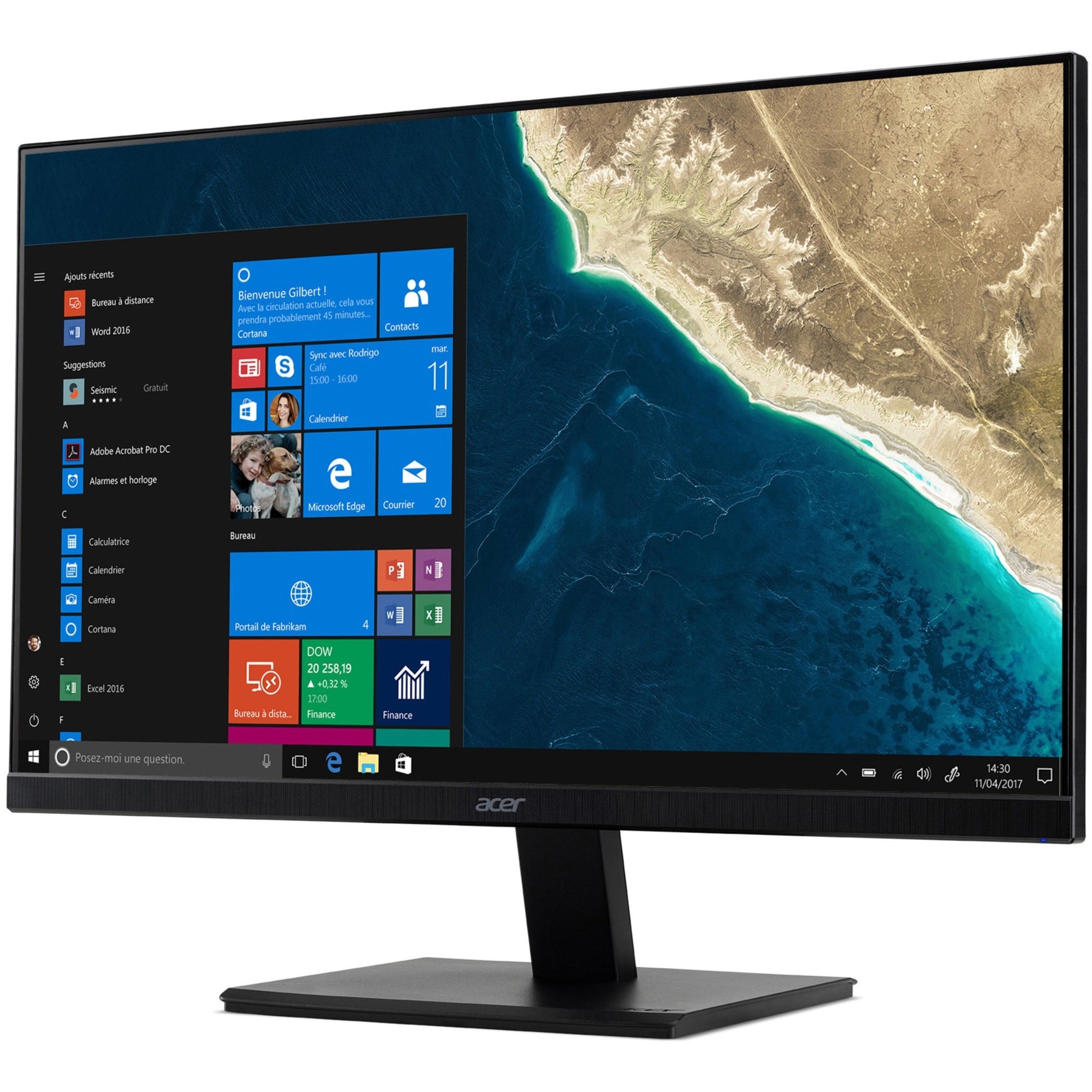 Acer UM.HV7AA.010 V277 27" Full HD LCD Monitor, 16:9, Black