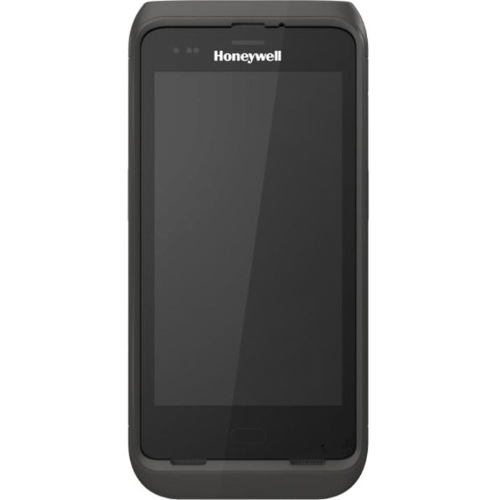 Front view of Honeywell CT45 rugged mobile computer showing 5-inch HD display with Honeywell branding