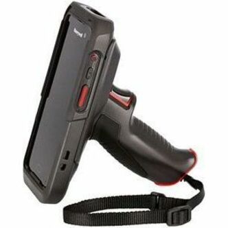 Honeywell CT45-SH-UVB trigger handle attachment showing ergonomic grip design, integrated trigger mechanism, and adjustable wrist strap-alternate-image1