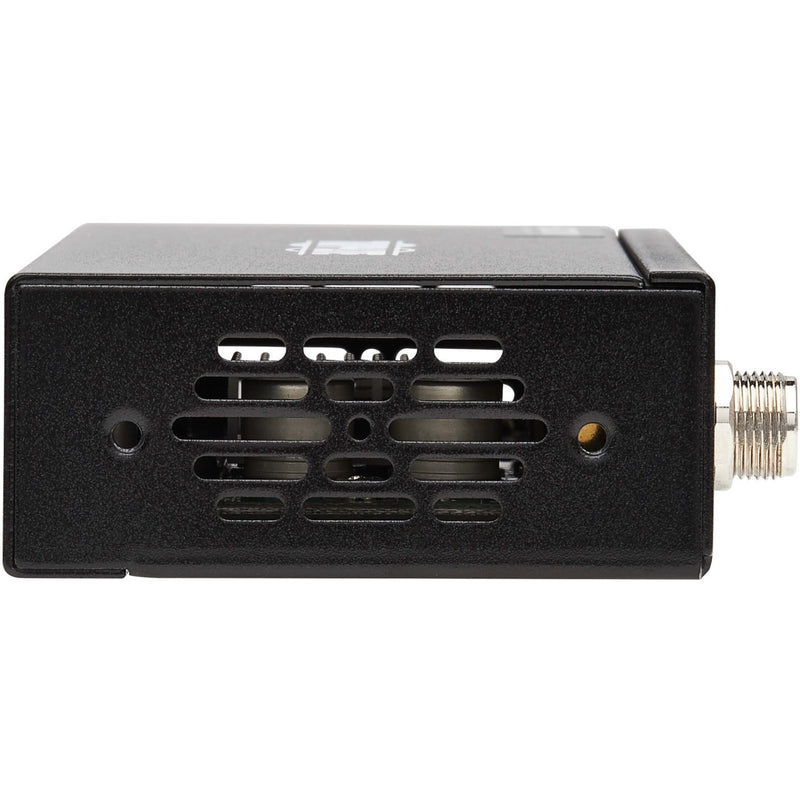 Close-up of HDMI splitter ventilation system