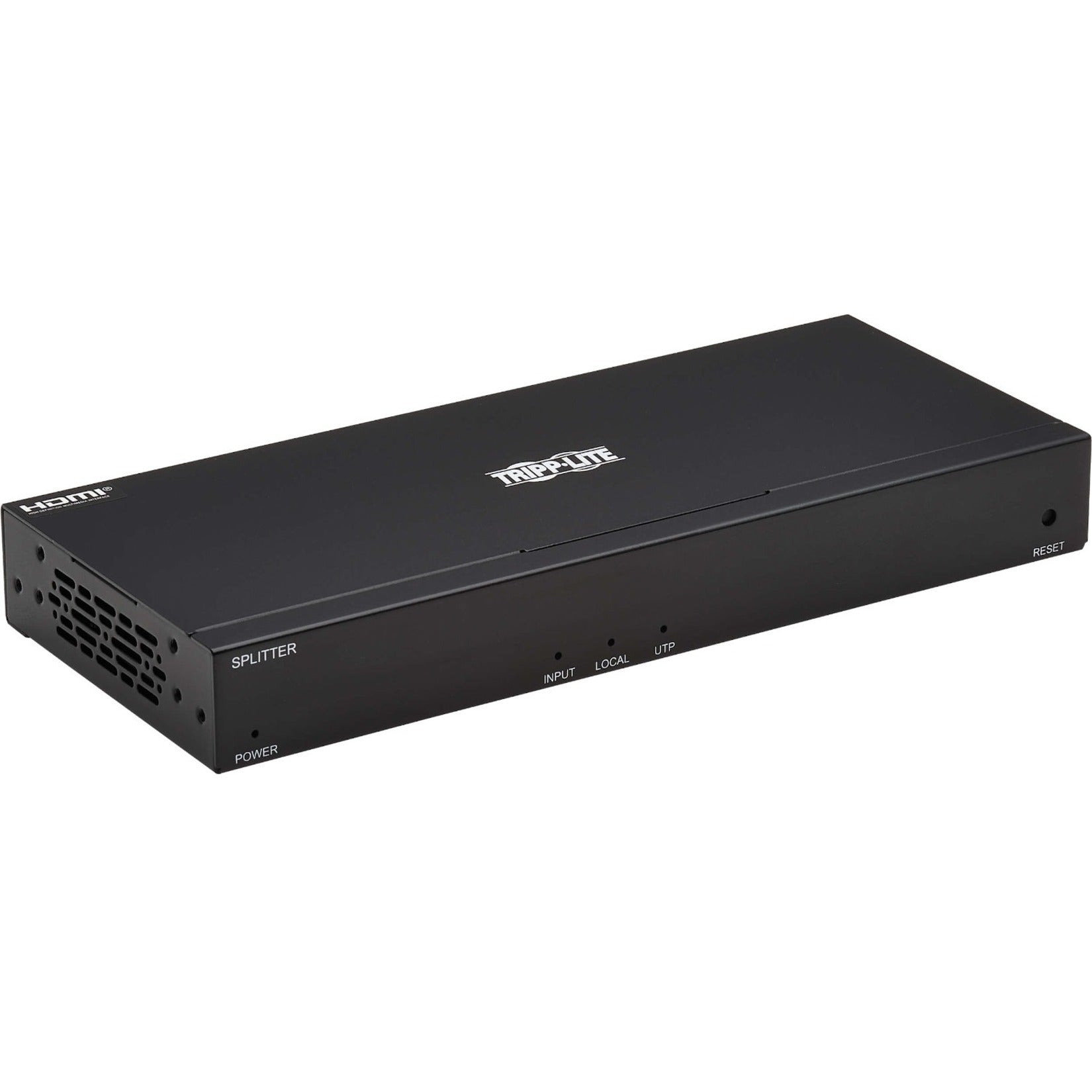 Tripp Lite B127A-004-BH 4-Port HDMI over Cat6 Splitter, 3840x2160 Resolution, TAA Compliant