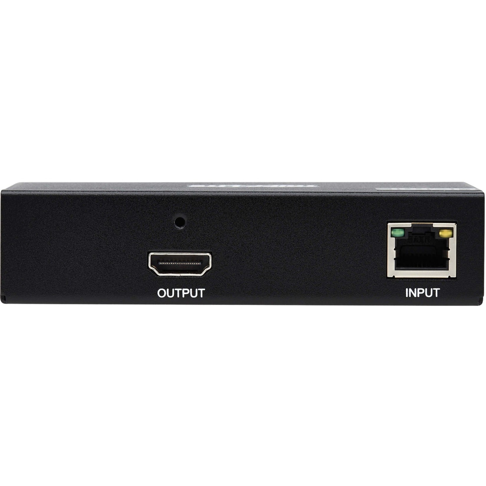 Tripp Lite B127A-1A0-BH Receptor HDMI de 1 puerto sobre Cat6 4K UHD 3840 x 2160 Cumple con TAA 1 Año de Garantía