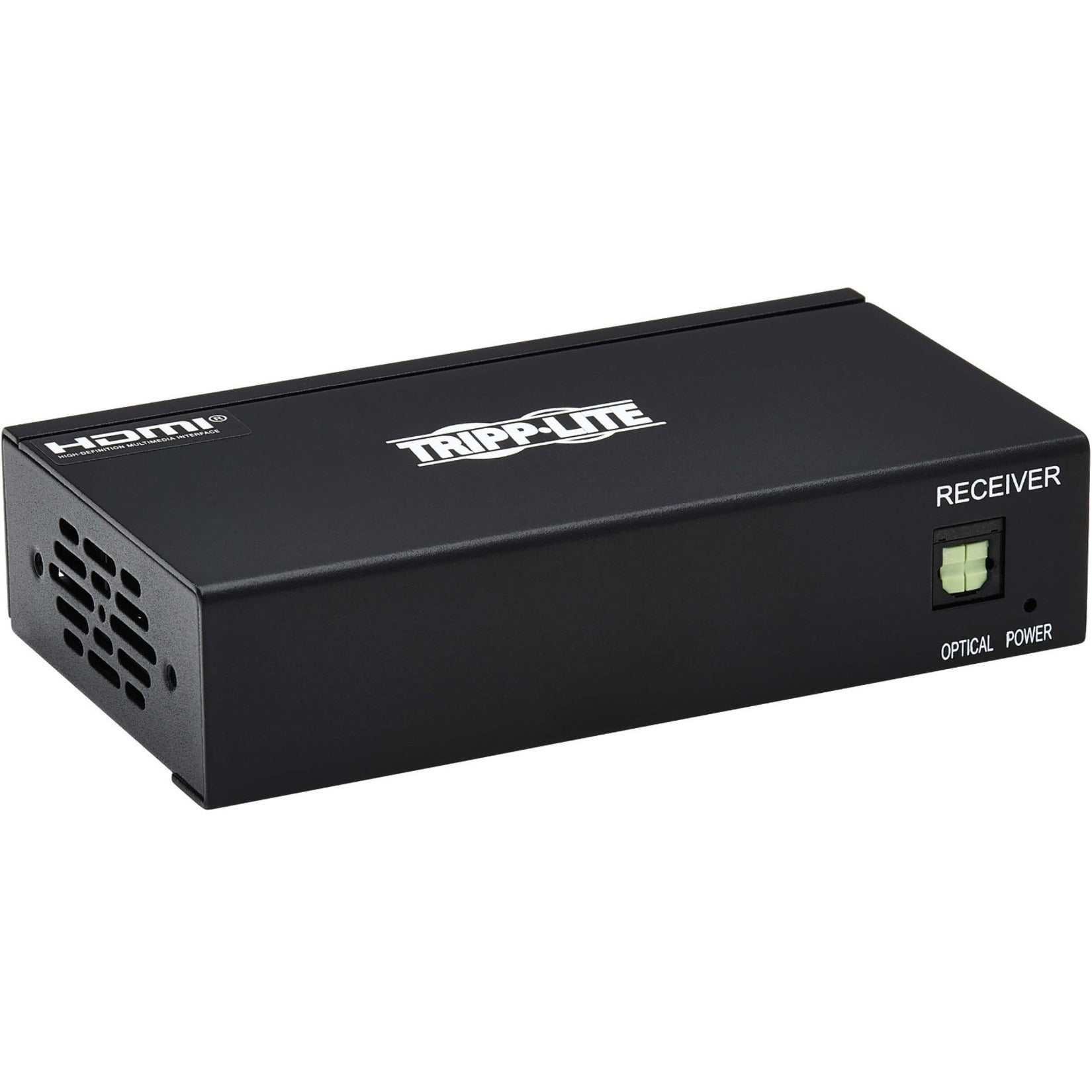 Tripp Lite B127A-1A0-BH Receptor HDMI de 1 puerto sobre Cat6 4K UHD 3840 x 2160 Cumple con TAA 1 Año de Garantía