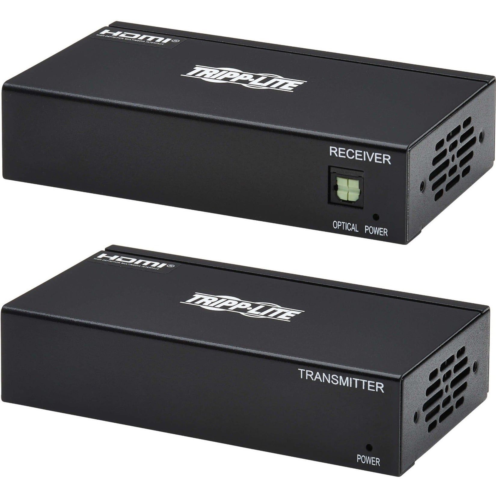 Tripp Lite B127A-2A1-BHBH Video Extender Transmitter/Receiver, 4K UHD, TAA Compliant, 1 Year Warranty