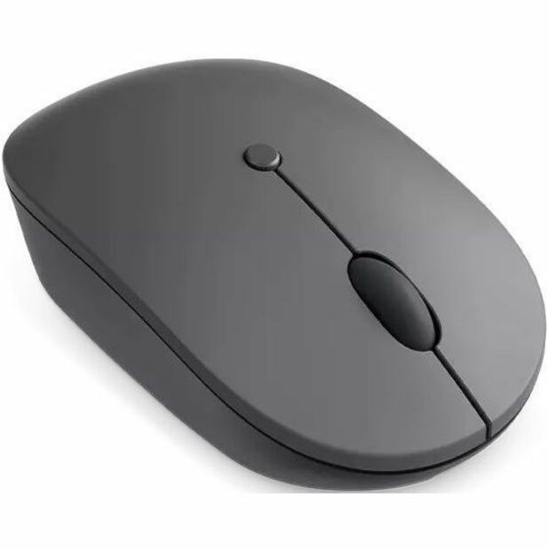 Overhead view of Lenovo Go Wireless Mouse showing button layout and scroll wheel