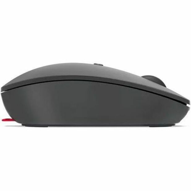 Alternative side view of Lenovo Go Wireless Mouse showing curved profile