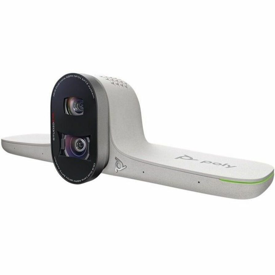 Poly 2200-87090-001 Studio E70 Intelligent Camera For Large Meeting Rooms, 4K USB Camera with Dual Lens, Multi-Microphone Array [Discontinued]