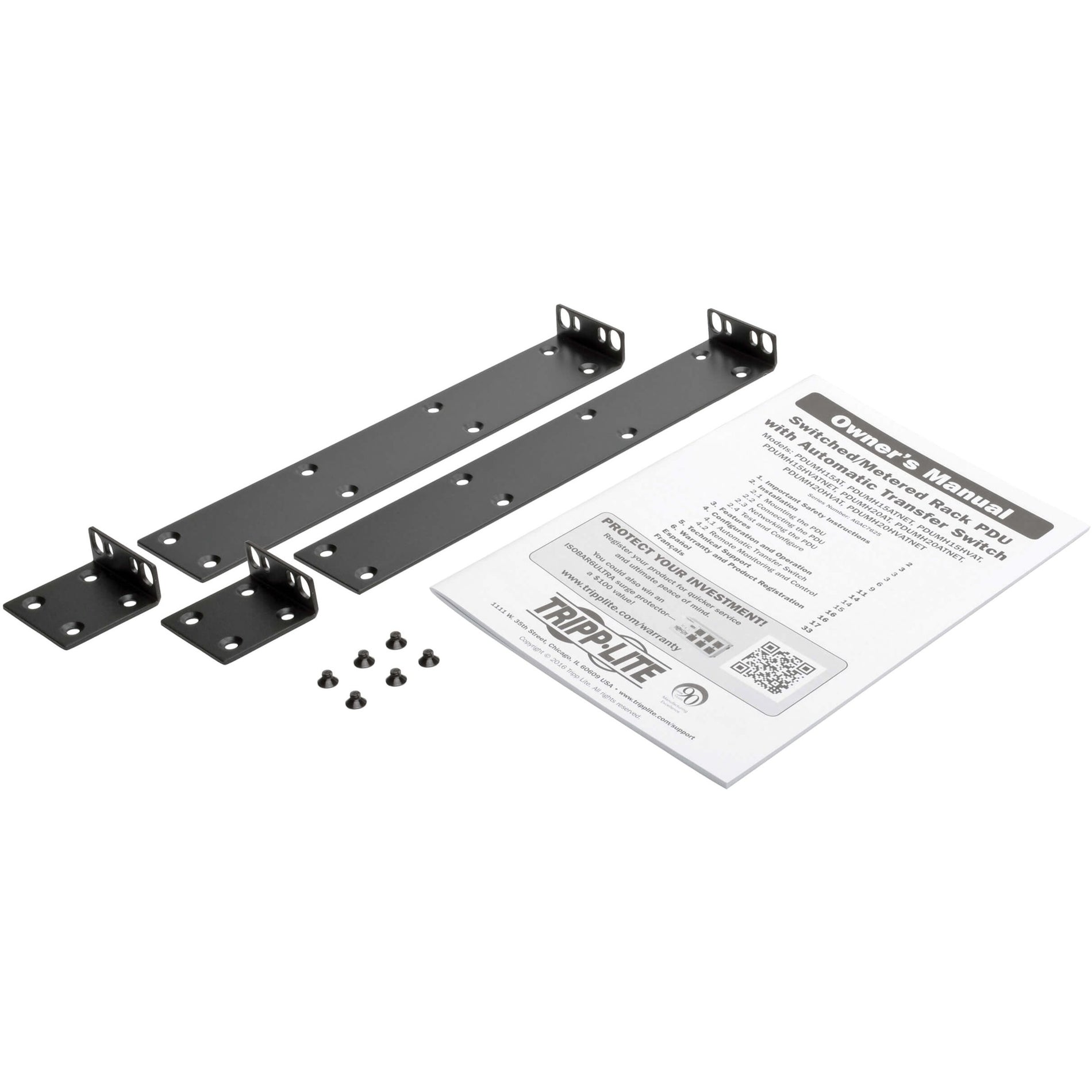 Tripp Lite PDUMNH15AT1 8-Outlets PDU 144KW 120V Single-Phase ATS/Monitoring  Tripp Lite PDUMNH15AT1 8-Stopcontacten PDU 144KW 120V Enkelfasige ATS/Bewaking