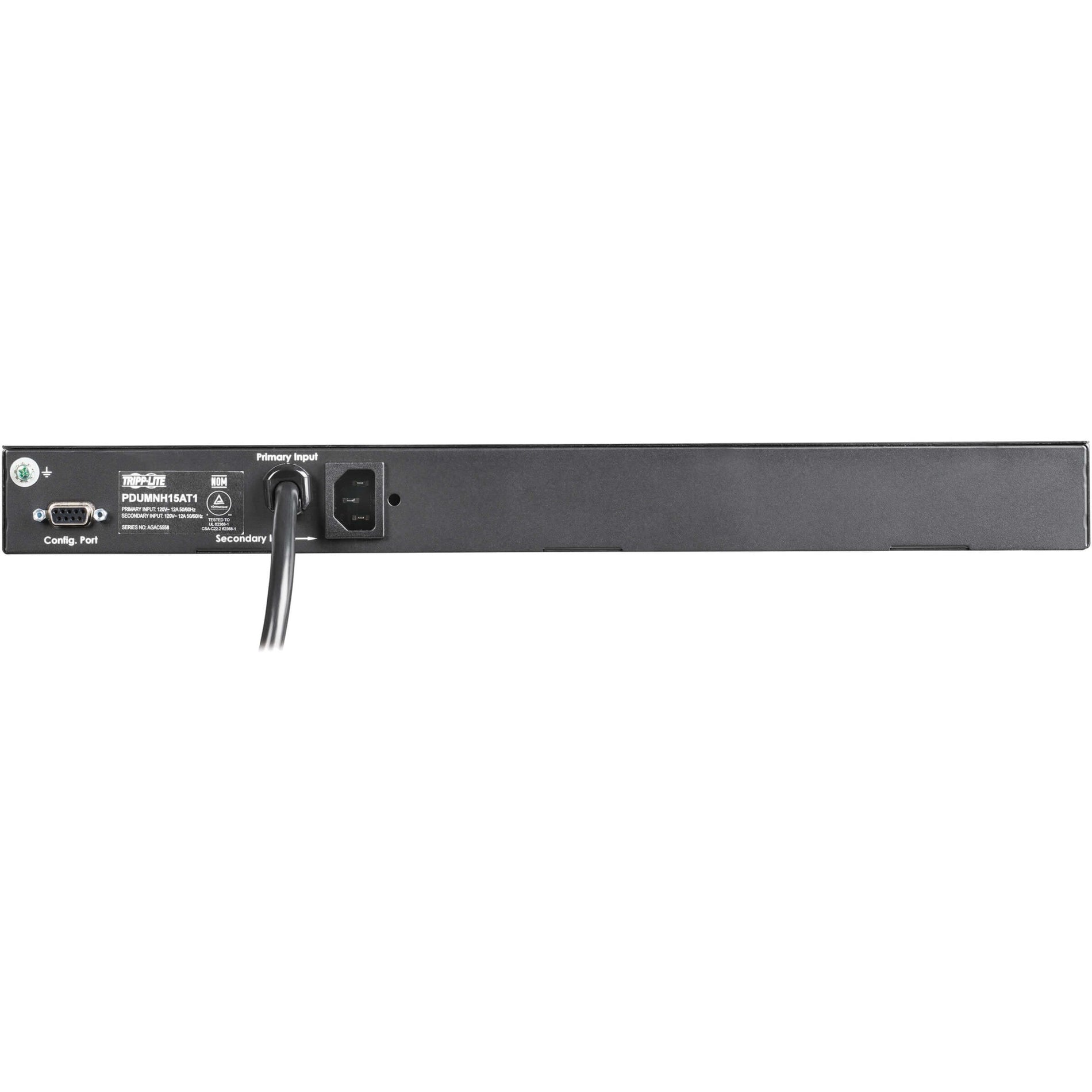 Tripp Lite PDUMNH15AT1 8-Outlets PDU 144KW 120V Single-Phase ATS/Monitoring  Tripp Lite PDUMNH15AT1 8-Stopcontacten PDU 144KW 120V Enkelfasige ATS/Bewaking