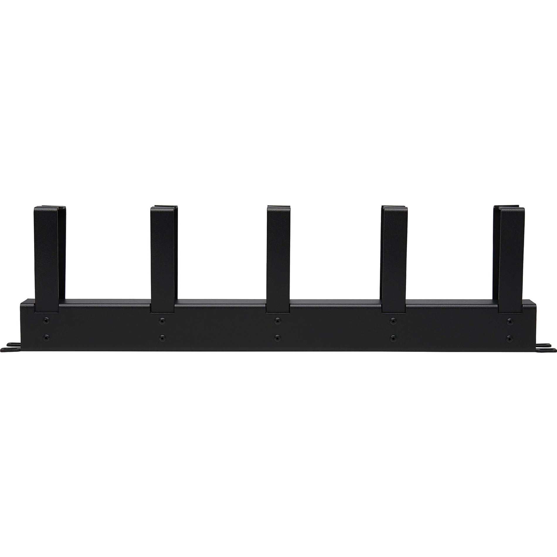 Tripp Lite SRCABLERING1UHD Horizontal Cable Manager - Metal Rings, Black, 1U