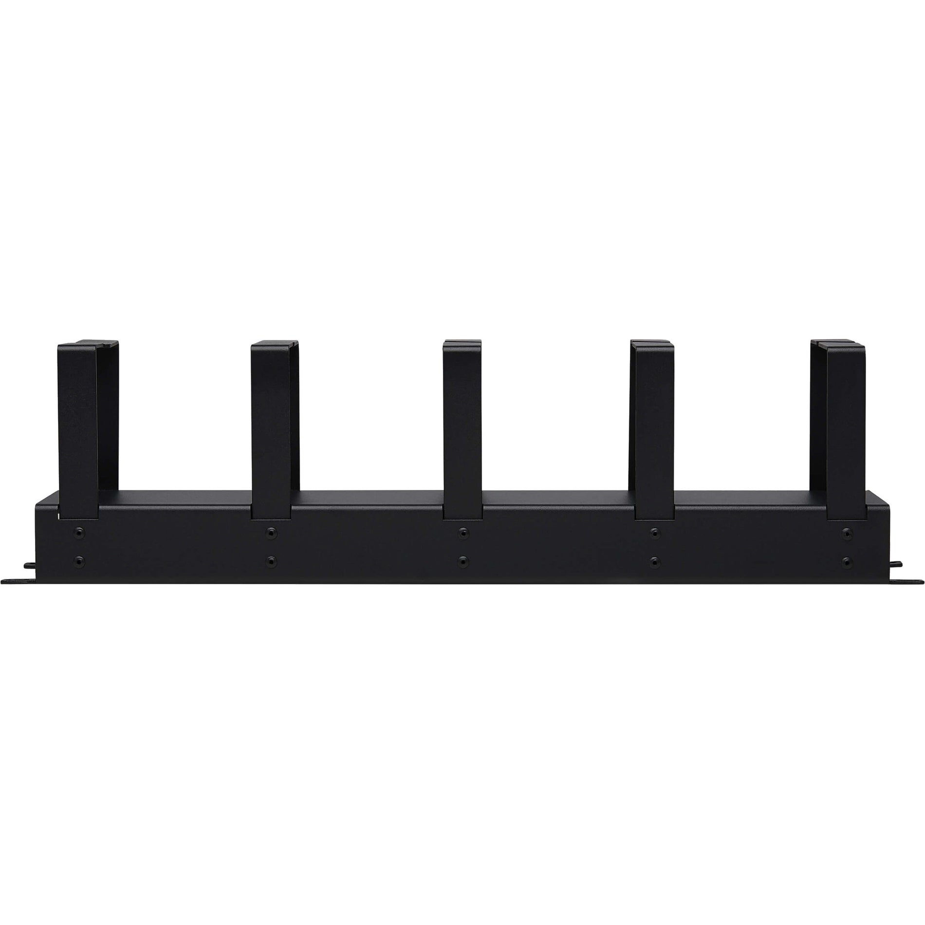 Tripp Lite SRCABLERING2UHD Horizontal Cable Manager - Metal Rings, Black, 2U