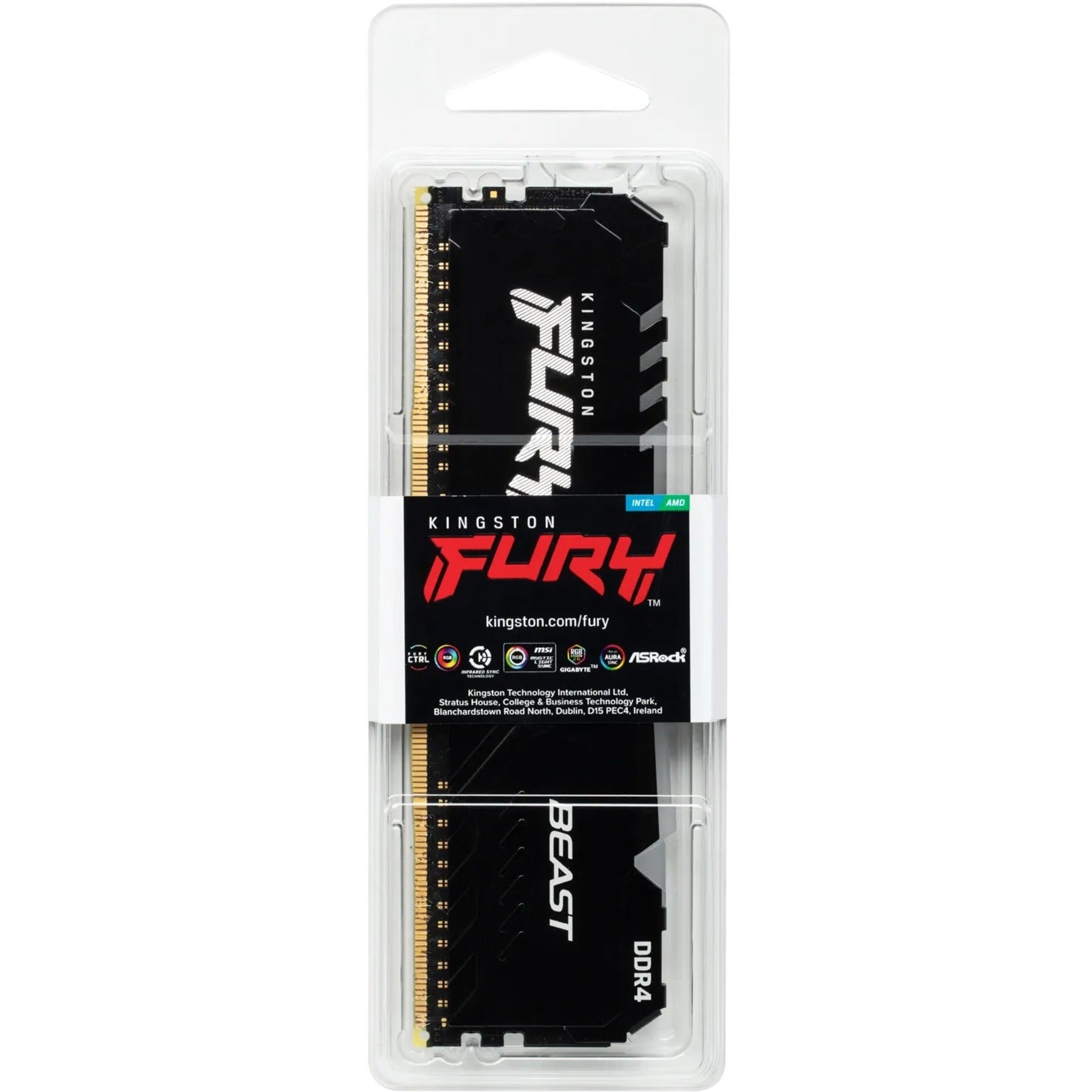 Kingston KF426C16BBAK4/128 FURY Beast 128GB (4 x 32GB) DDR4 SDRAM