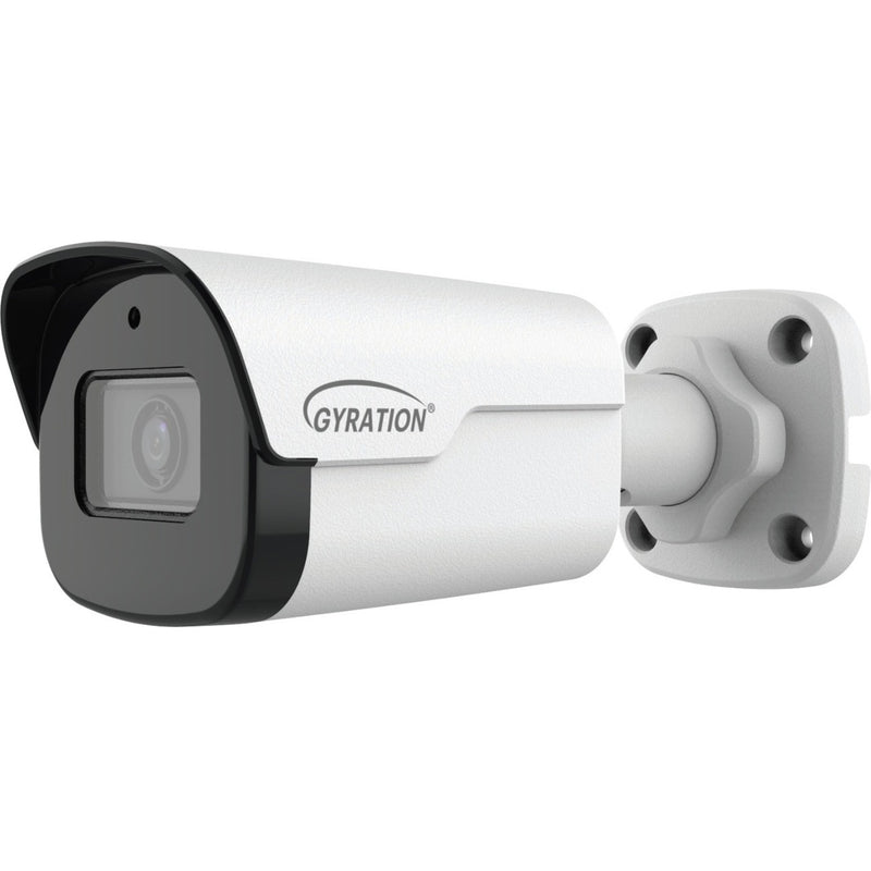 White and black Gyration CYBERVIEW 410B-TAA bullet security camera with integrated mounting bracket