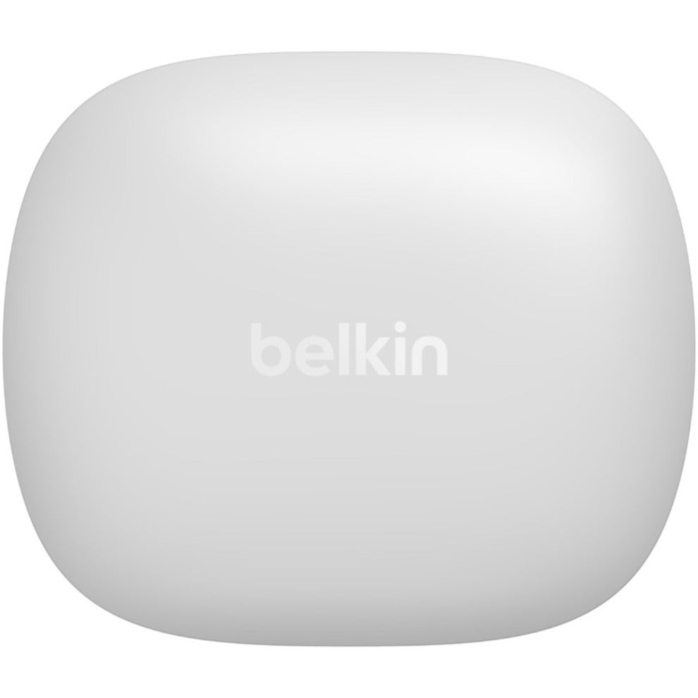 Belkin AUC004BTWH SOUNDFORM Rise True Wireless Earbuds, Rechargeable Battery, Wireless Charging, IPX5